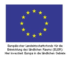 EU Emblem mit Foerderspruch klein