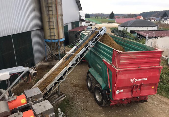 Der Separierer im Einsatz