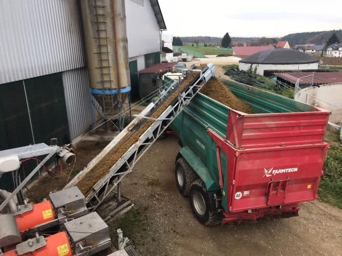 Der Separierer im Einsatz