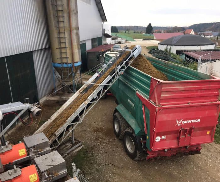 Der Separierer im Einsatz