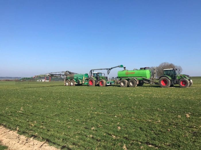 Gärsubsatratausbringung