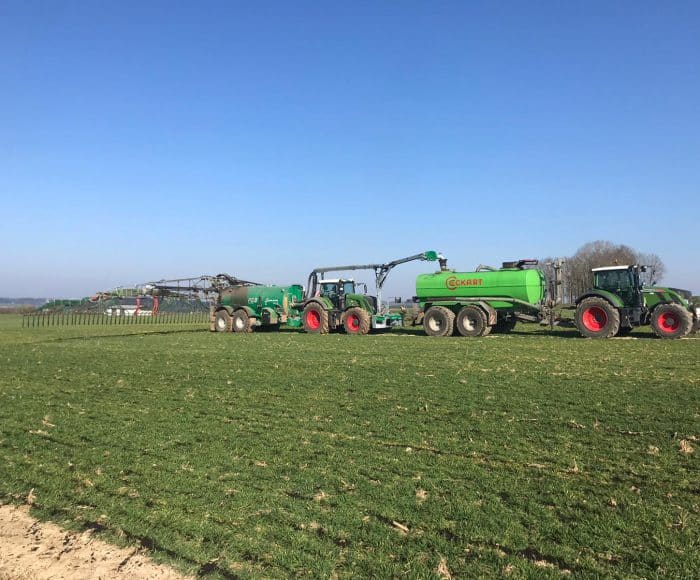 Gärsubsatratausbringung