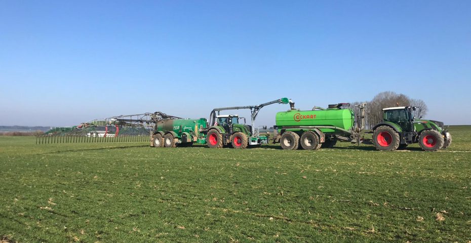 Gärsubsatratausbringung